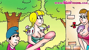 Cartoon spanking