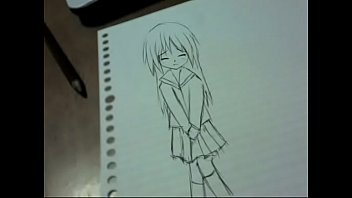 Girl peeing animation