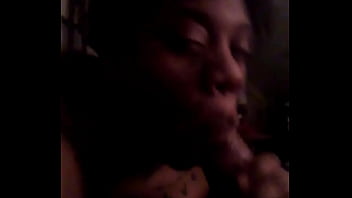 Black Alexis Hannah from Columbus Mississippi sucking dick