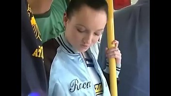 Girl on bus