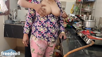 Hindi mom boobs