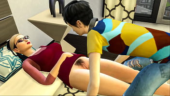 Korean sex step mother and son
