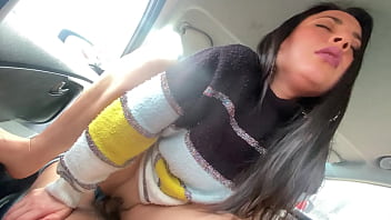 Latina car sex