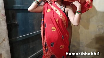 Desi indian red saree sex