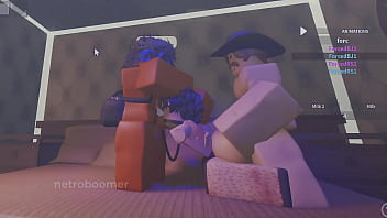 CHEATING ROBLOX SLUT GETS FUCKED WHILE