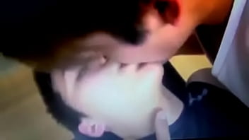 Gay Kissing tongue