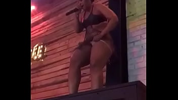 Ebony  porno  on stage