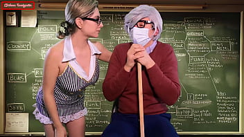 Beautiful Ugandan girl fucking her teacher in class