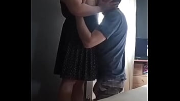 Mom borny sliping son